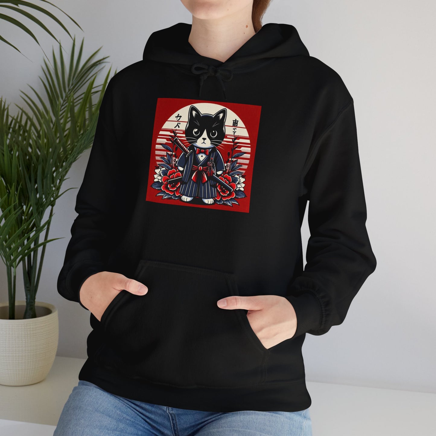 Samurai Cat Hoodie