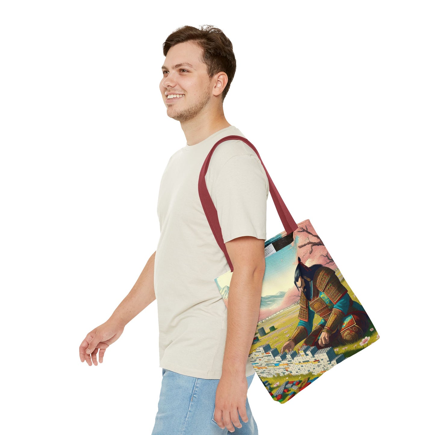 Ghengis Builds a Wall Tote Bag