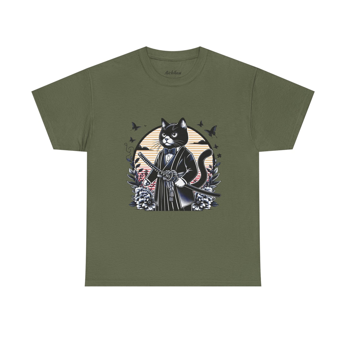 Samurai Tux Cat Tee
