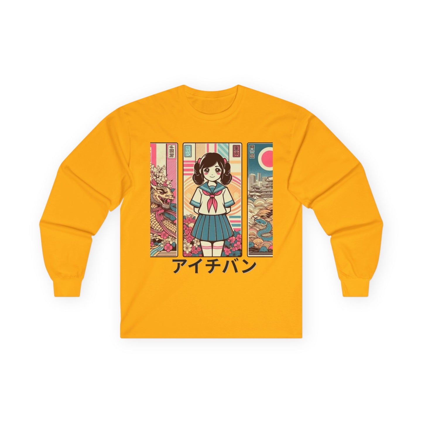Kawaii Schoolgirl Long Sleeve Tee
