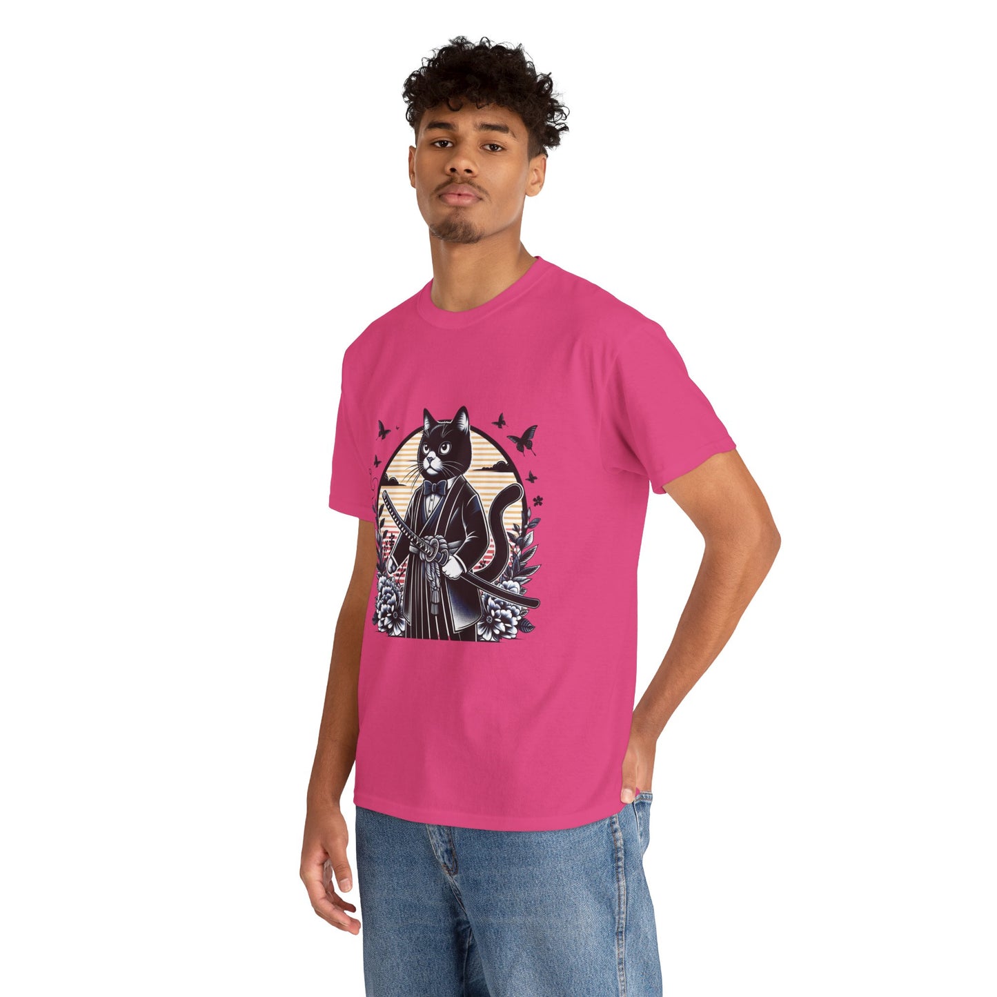 Samurai Tux Cat Tee