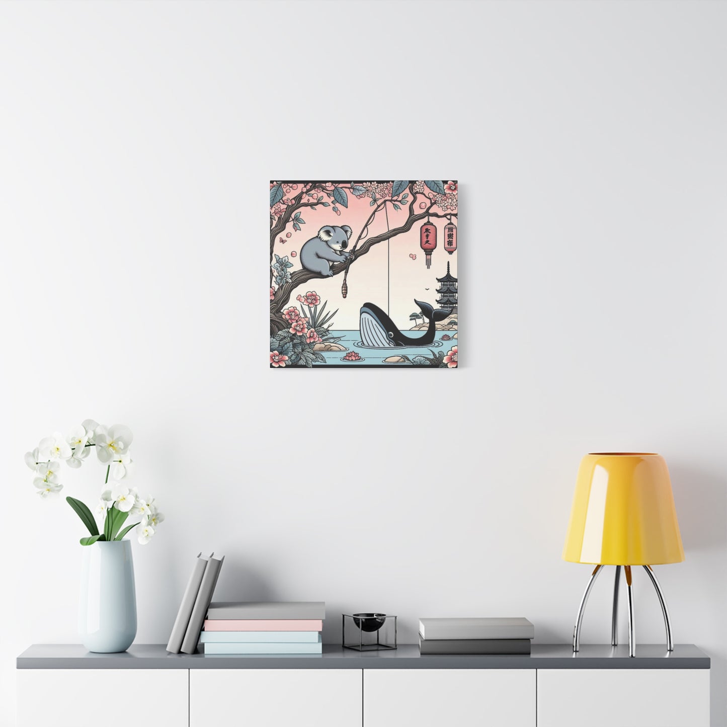 Koala & Whale Canvas