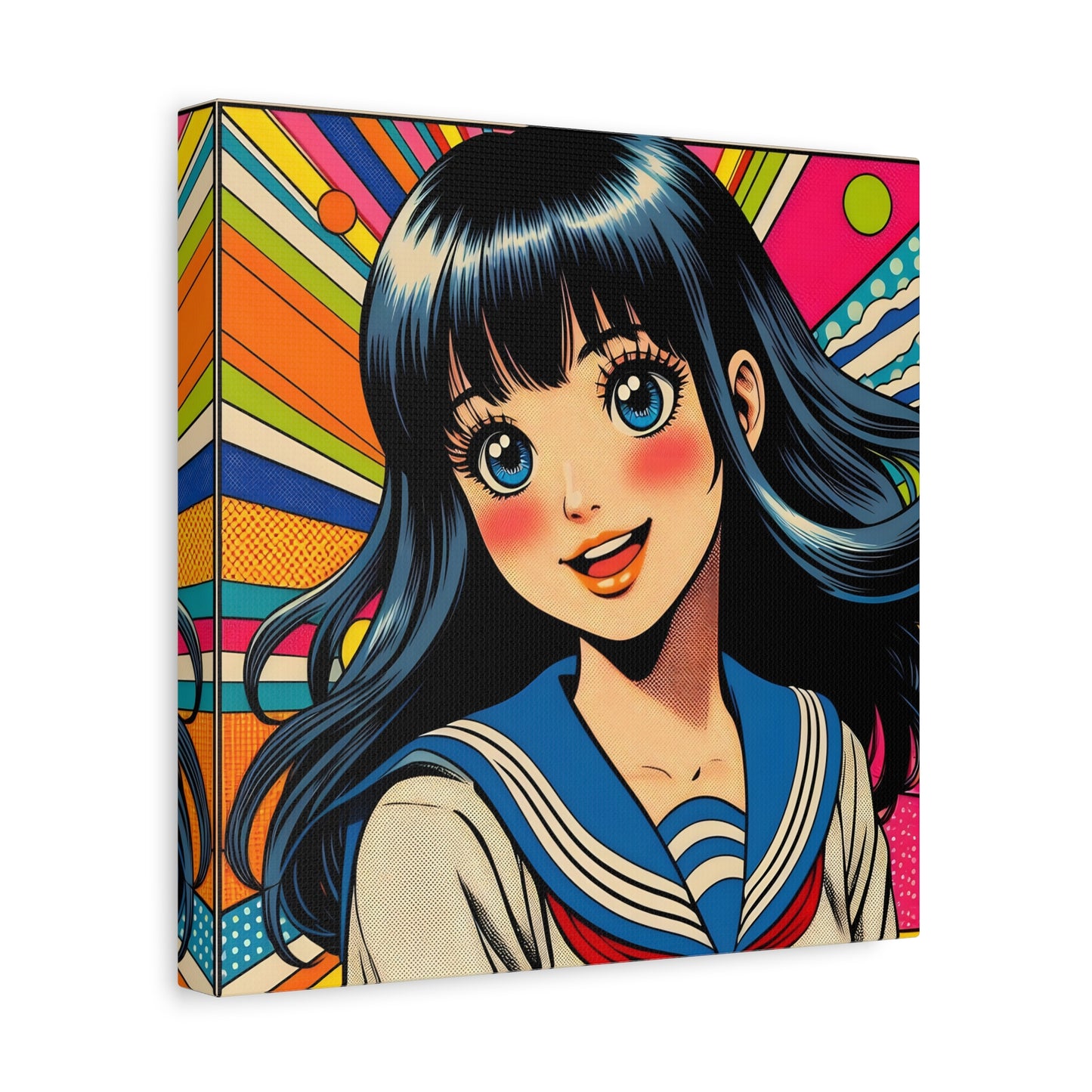Schoolgirl Pop Canvas