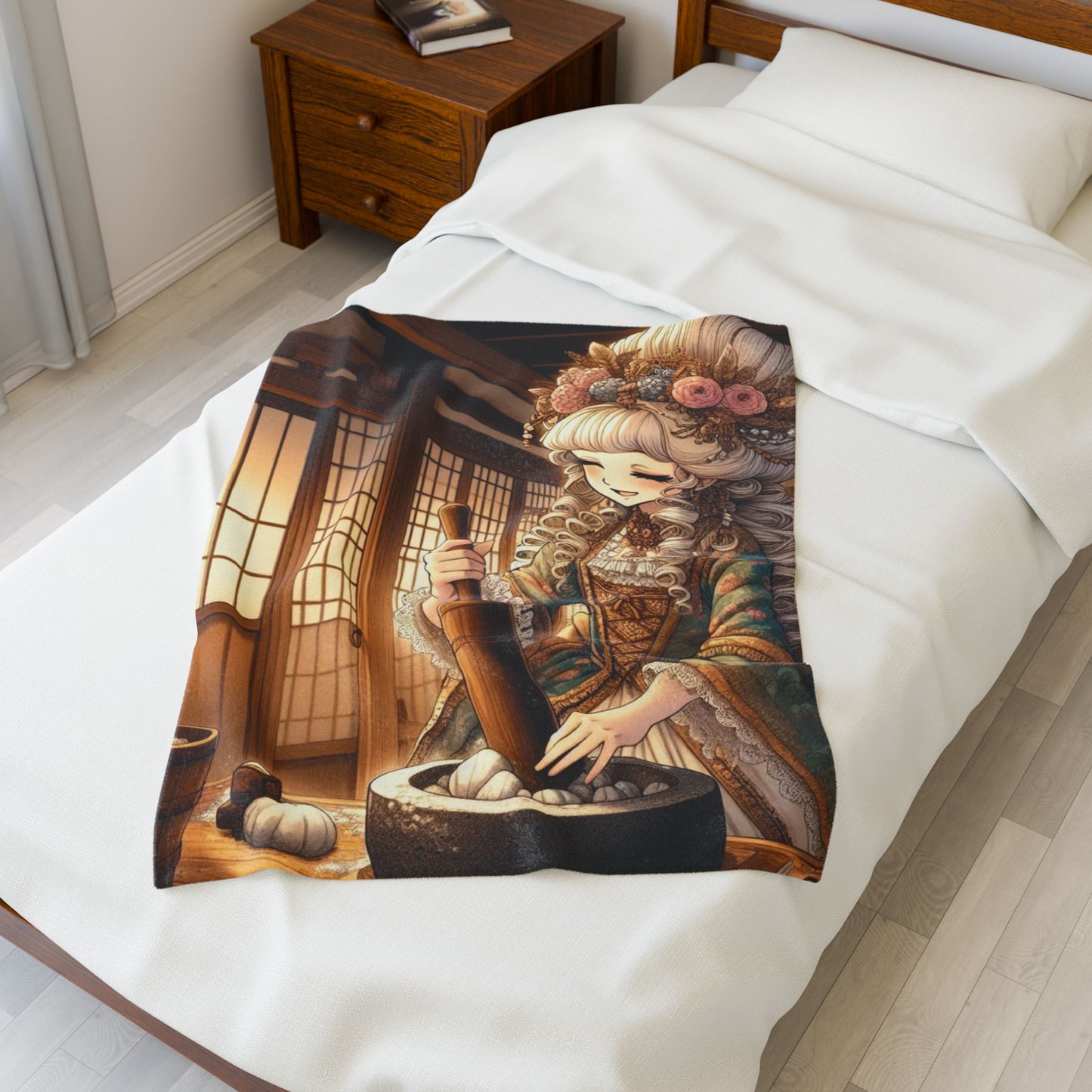 Let Marie Make Mochi Plush Blanket