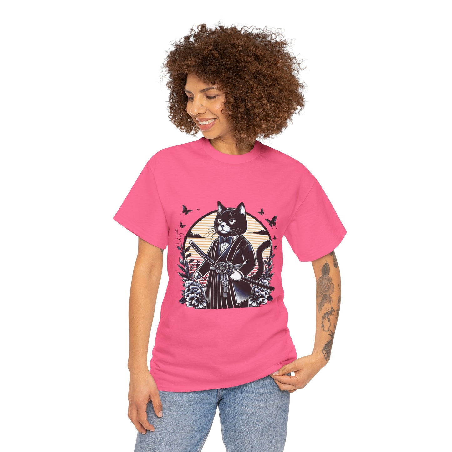 Samurai Tux Cat Tee