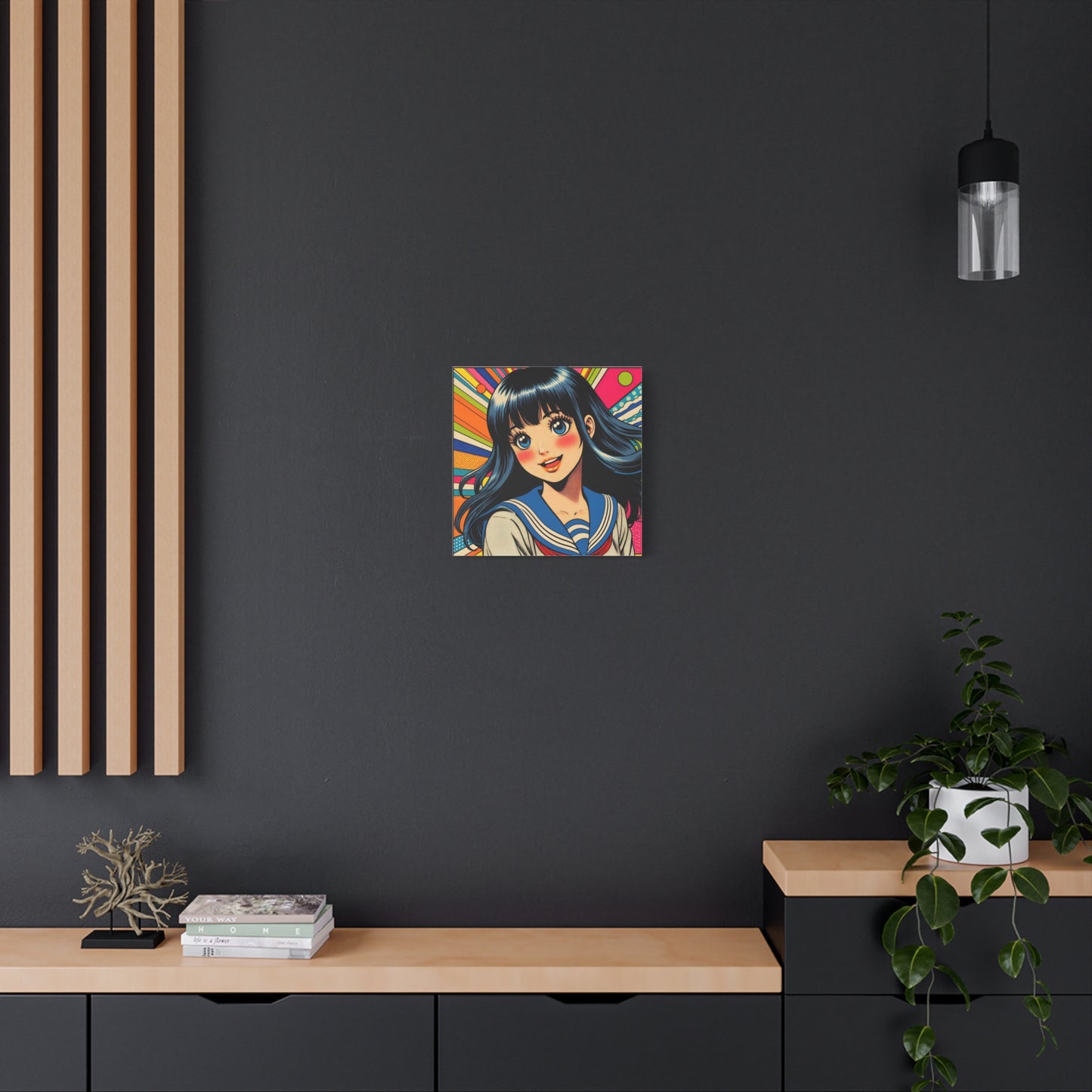 Schoolgirl Pop Canvas