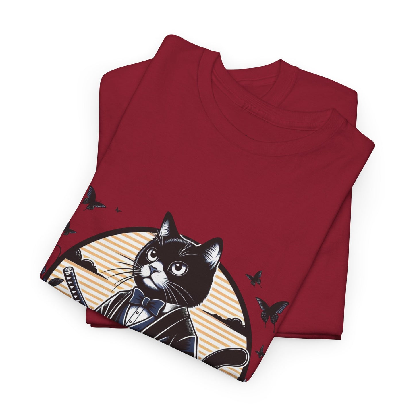 Samurai Tux Cat Tee