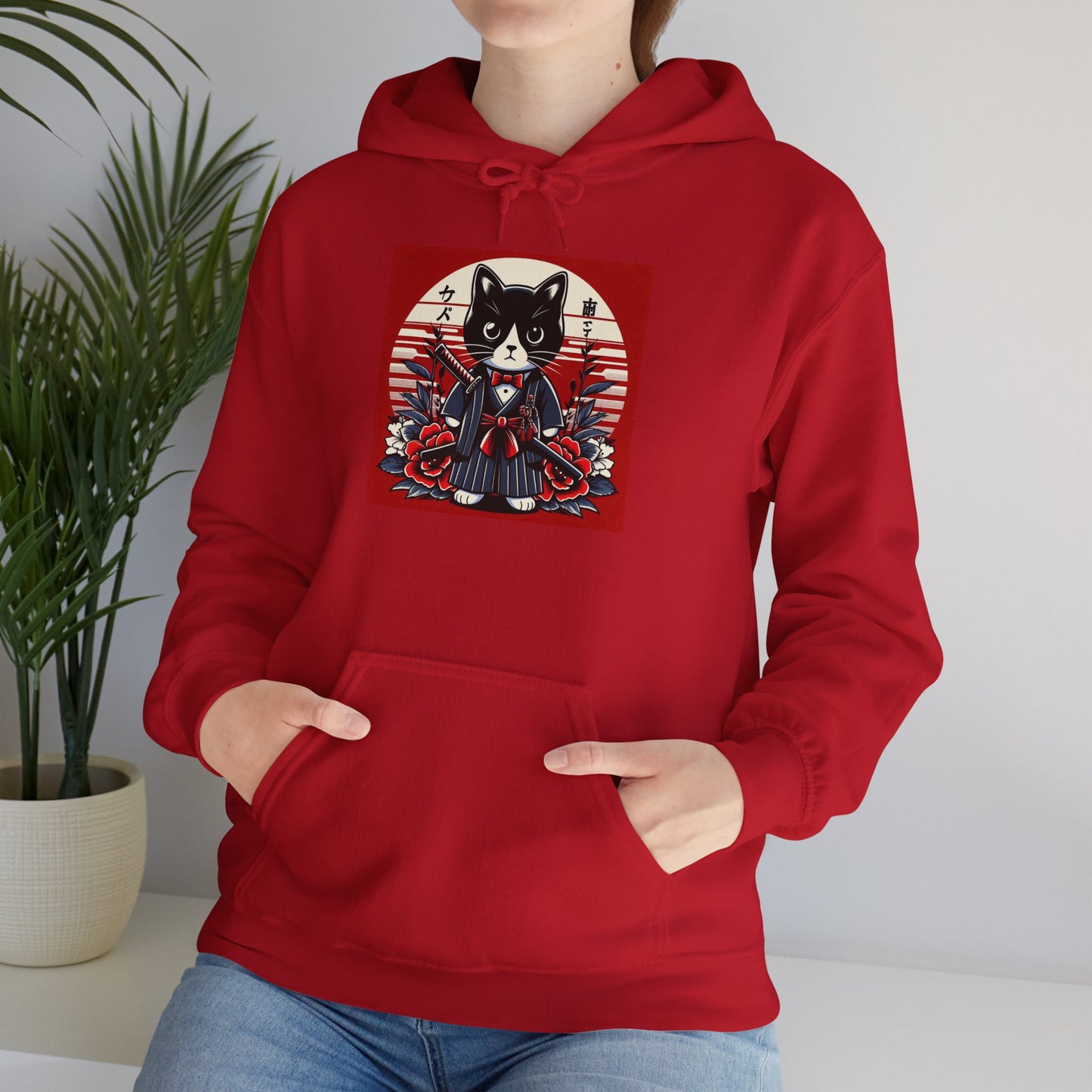 Samurai Cat Hoodie