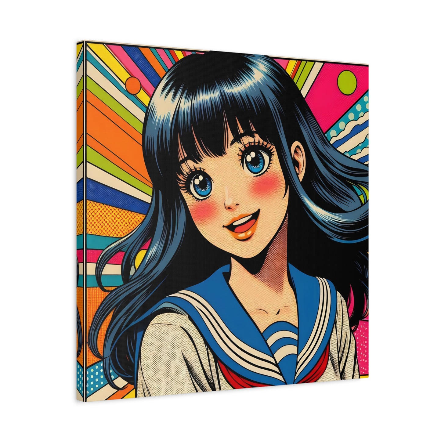 Schoolgirl Pop Canvas