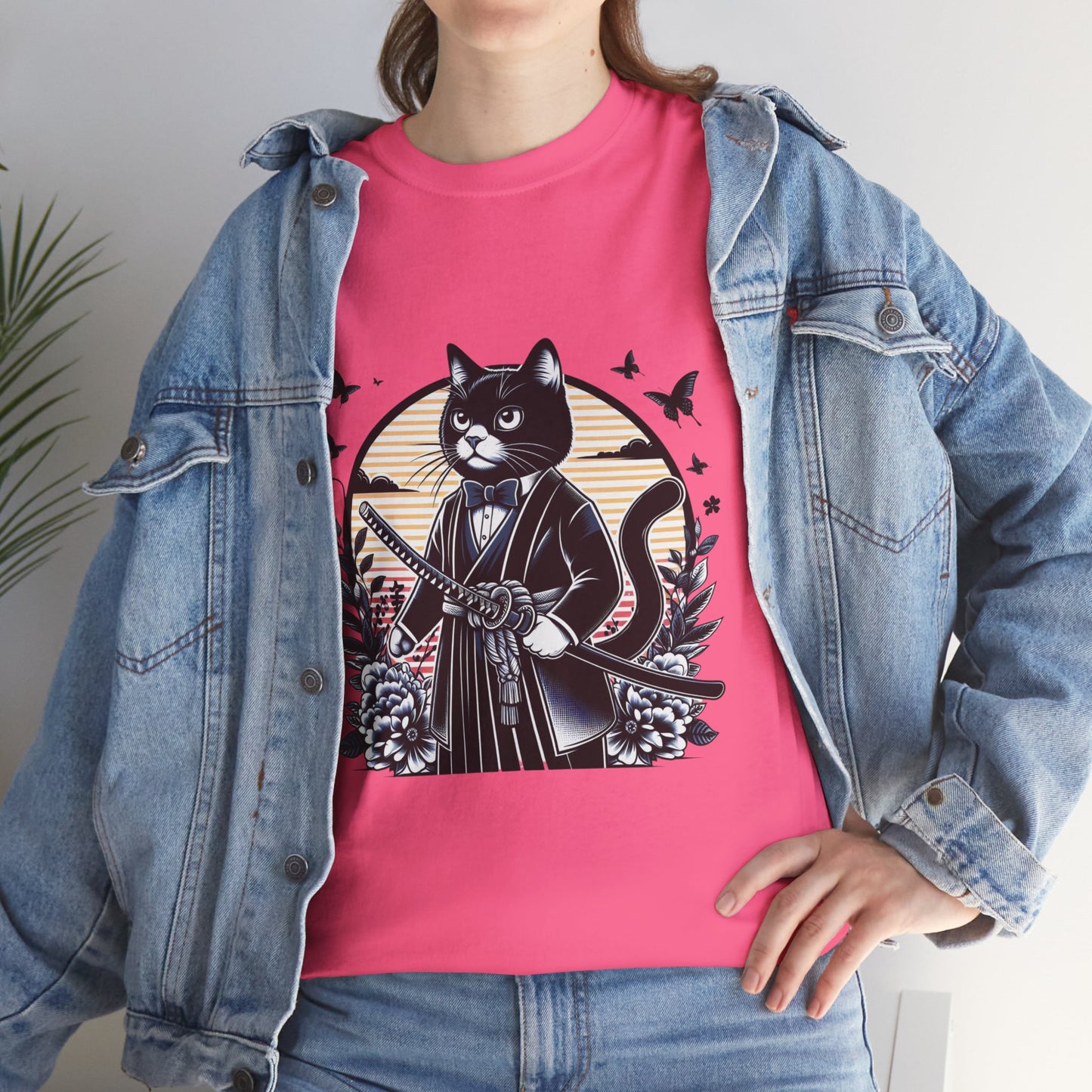 Samurai Tux Cat Tee