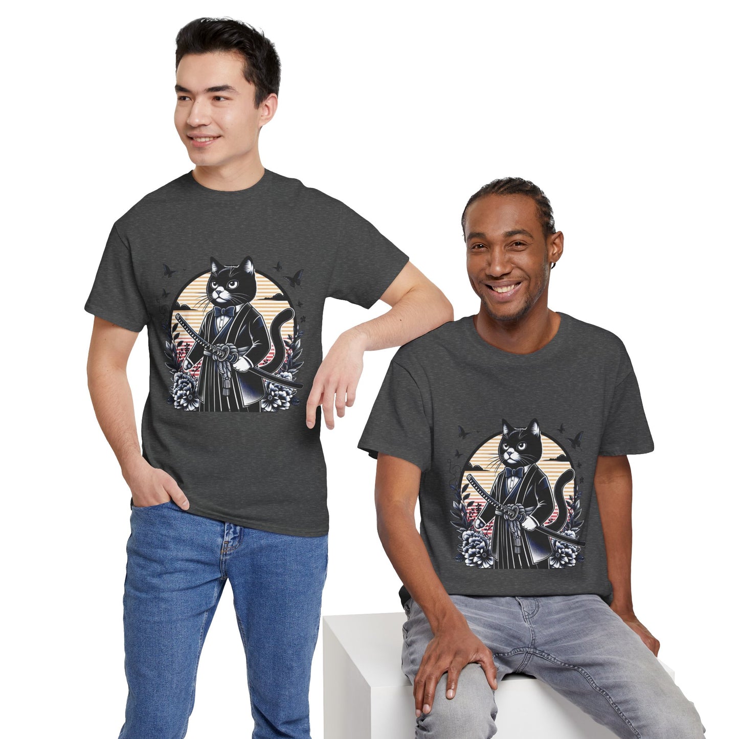 Samurai Tux Cat Tee