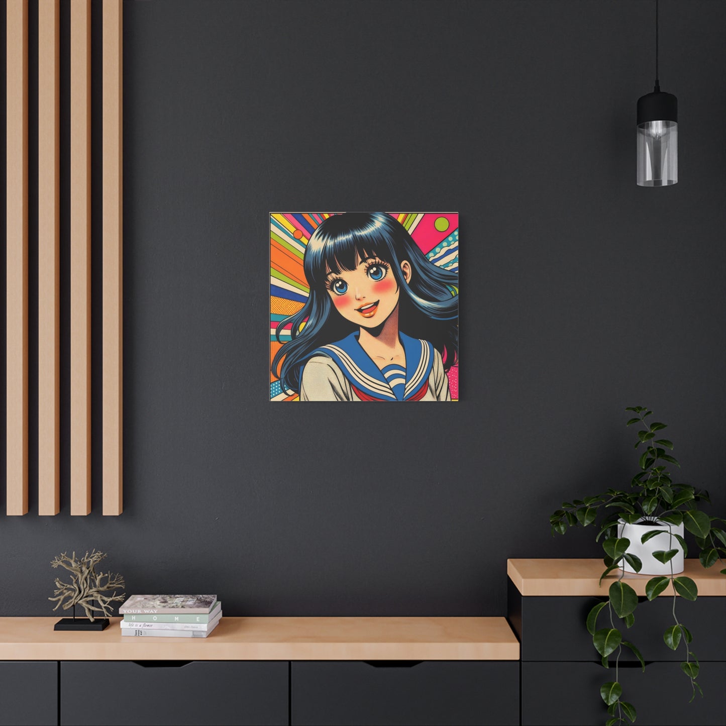 Schoolgirl Pop Canvas