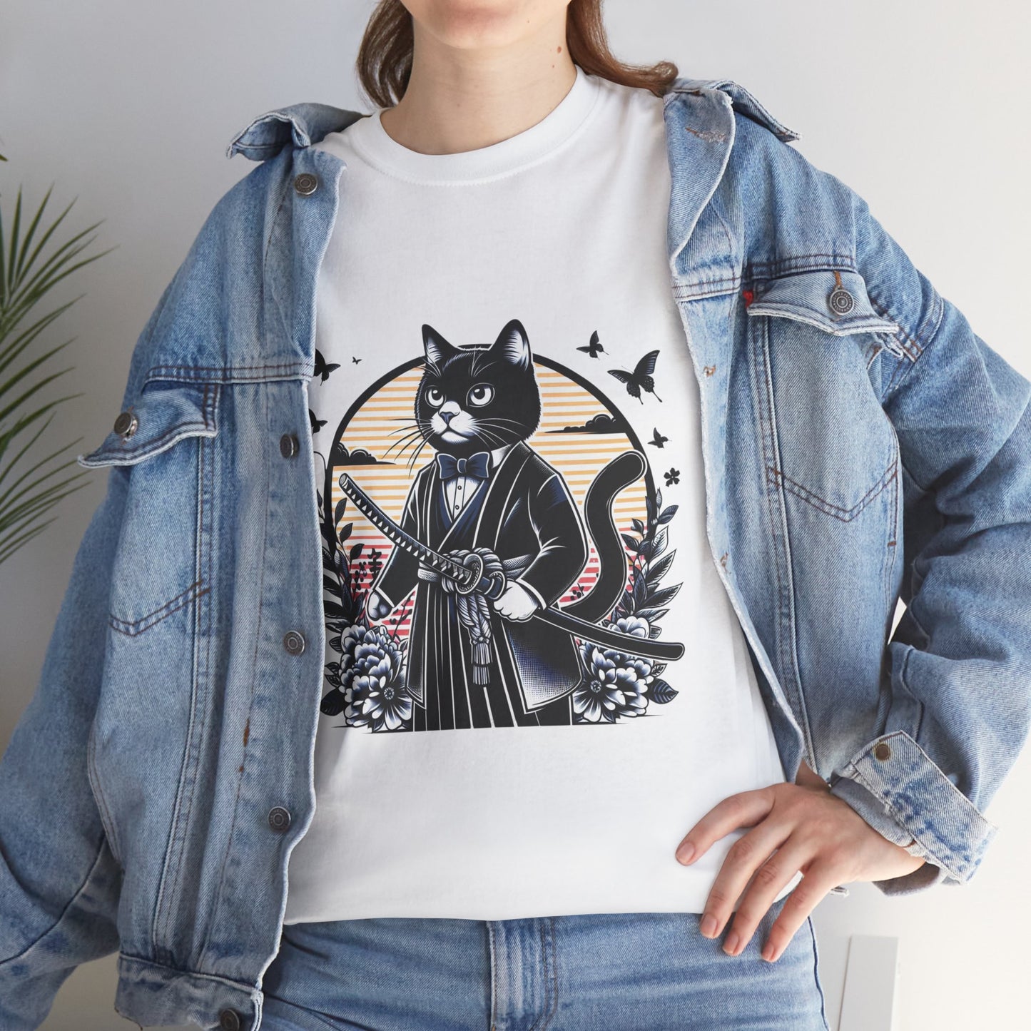 Samurai Tux Cat Tee