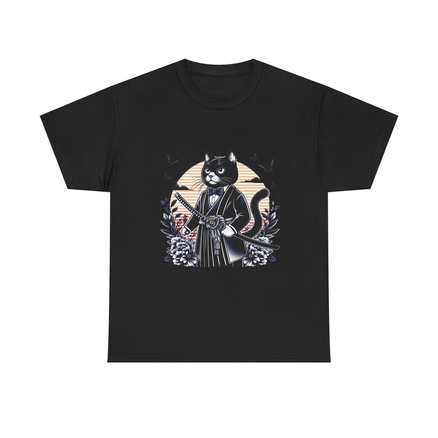 Samurai Tux Cat Tee