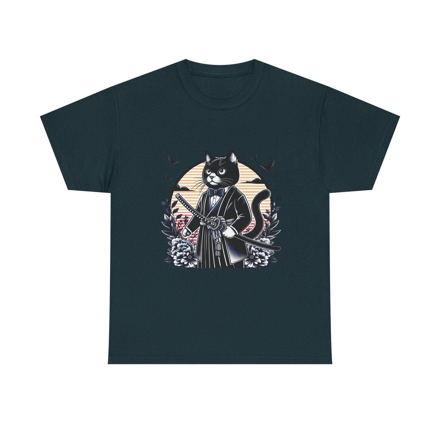 Samurai Tux Cat Tee