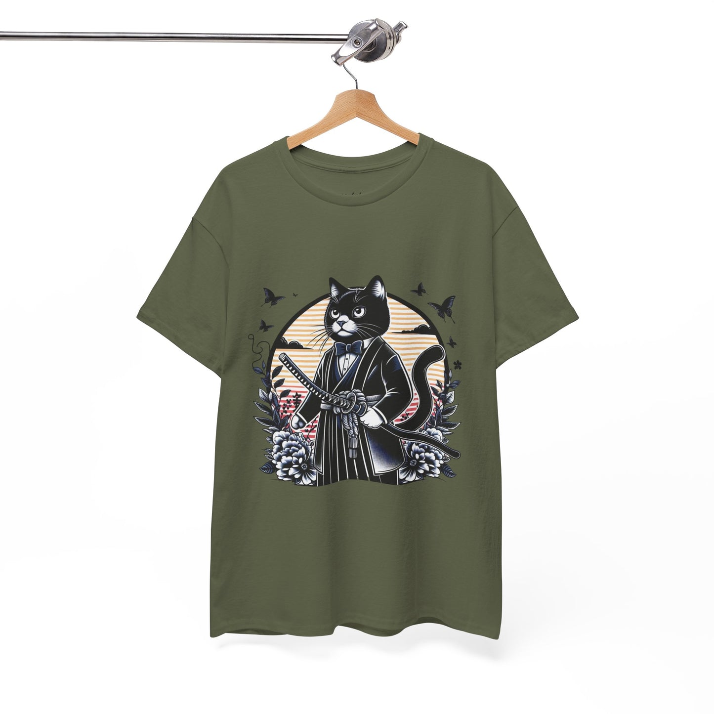 Samurai Tux Cat Tee