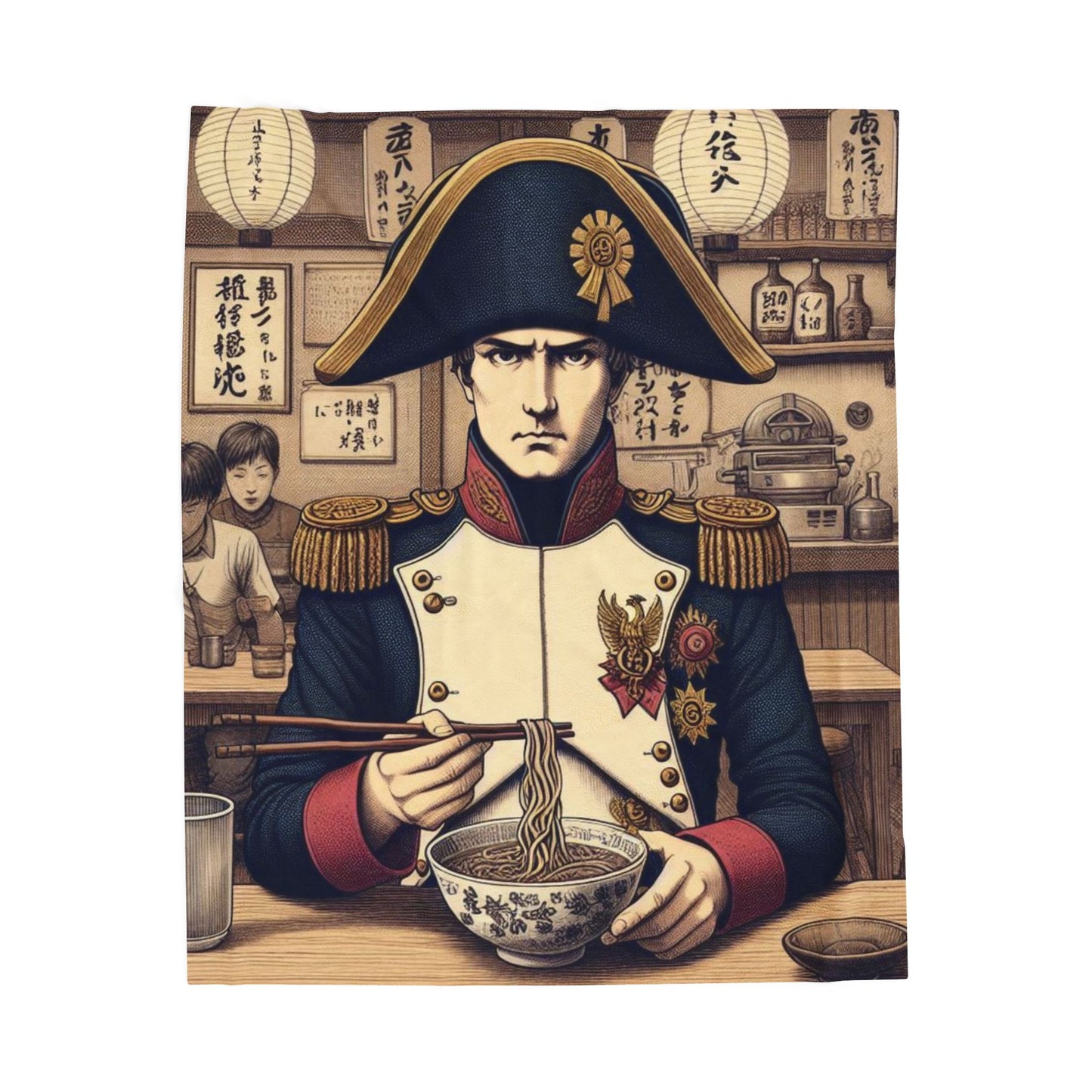 Napoleon's Revolutionary Ramen Plush Blanket