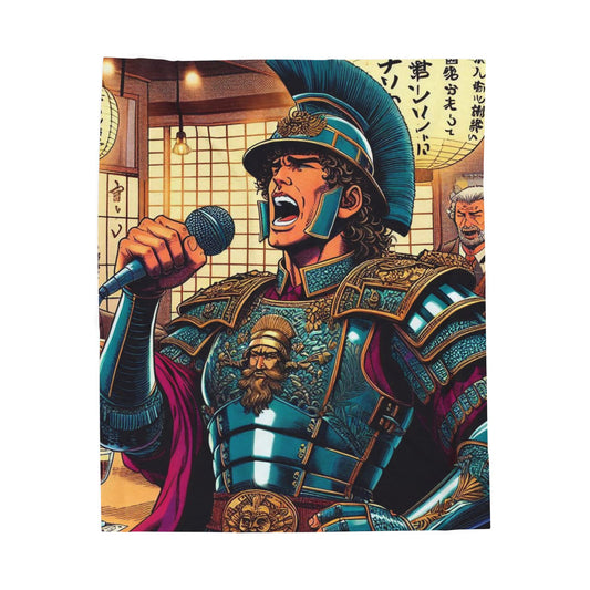 Alexander the Karaoke Great Plush Blanket