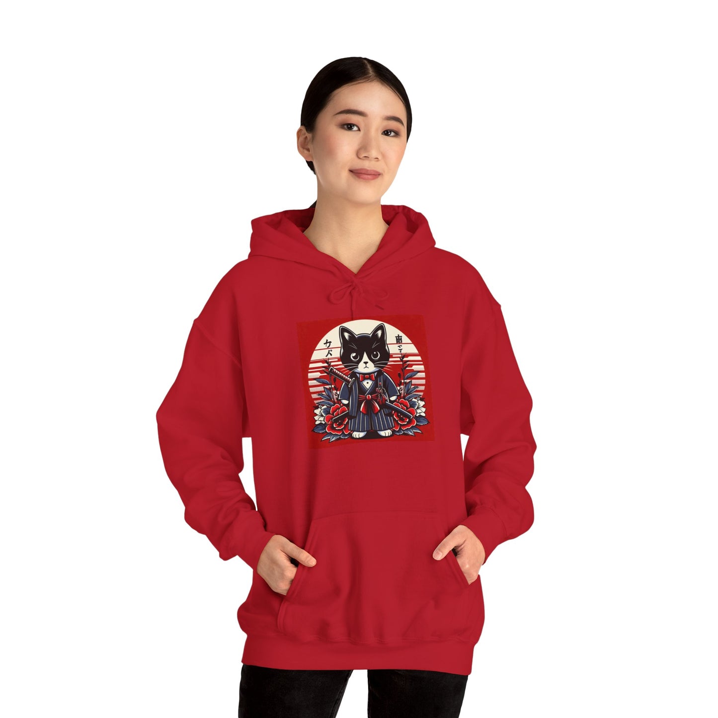Samurai Cat Hoodie