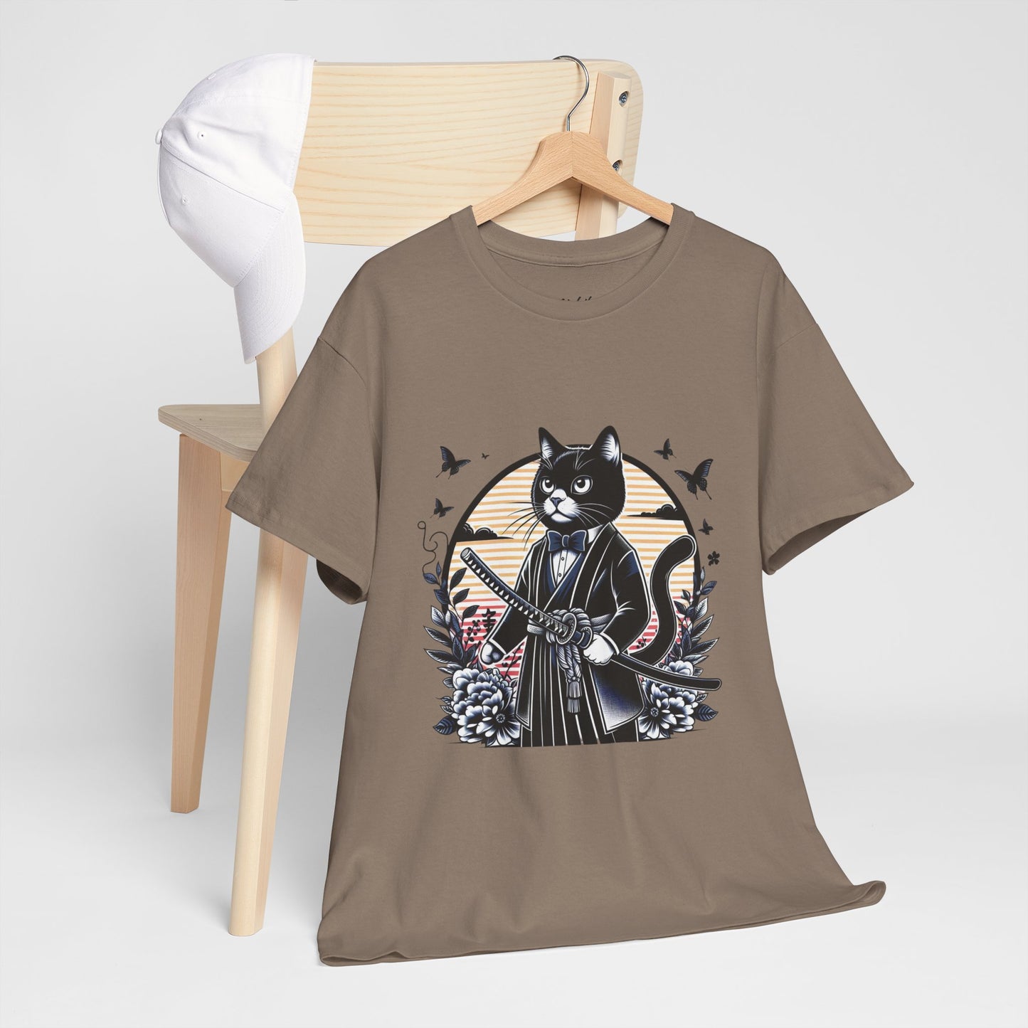 Samurai Tux Cat Tee
