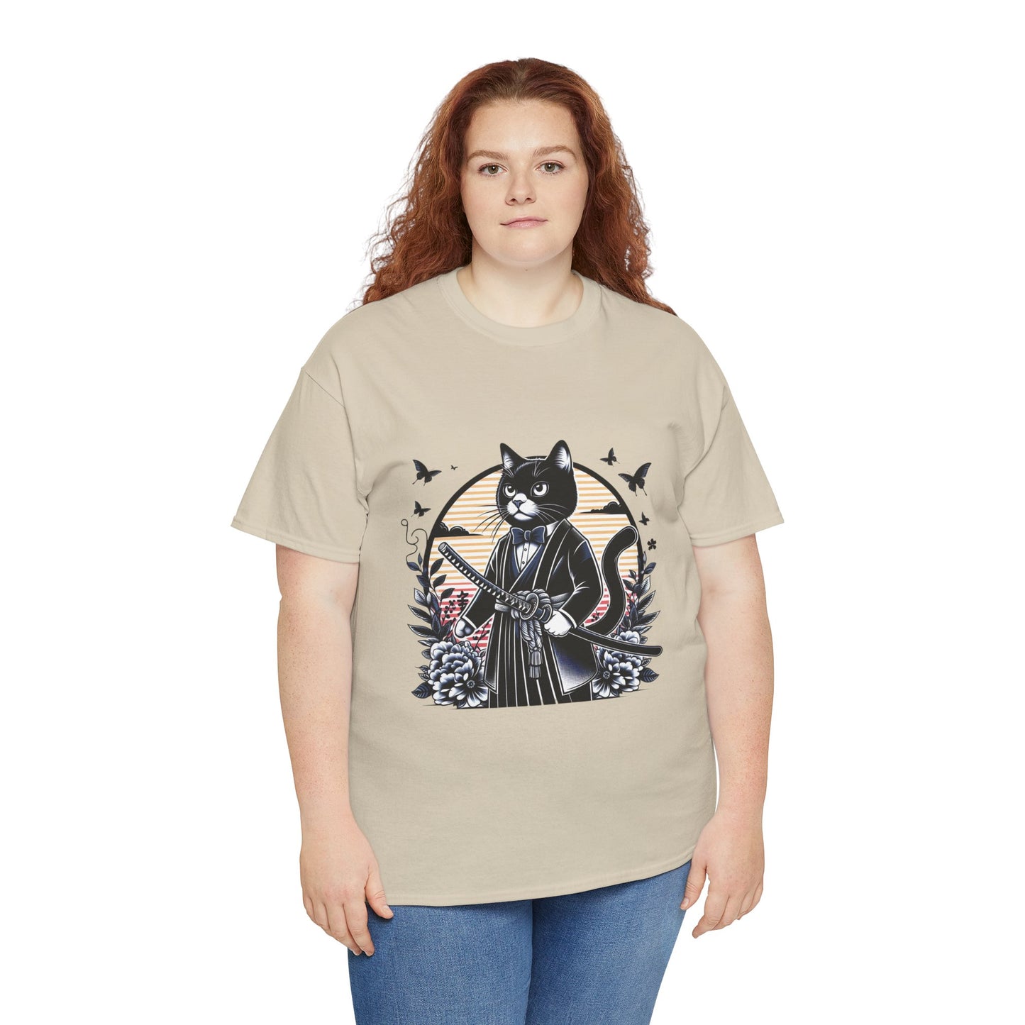 Samurai Tux Cat Tee