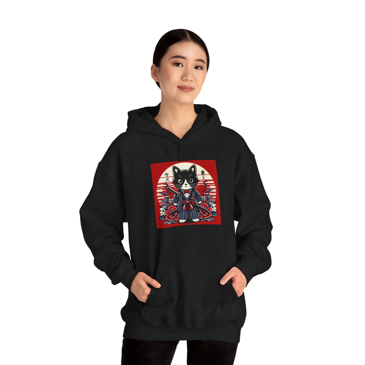 Samurai Cat Hoodie