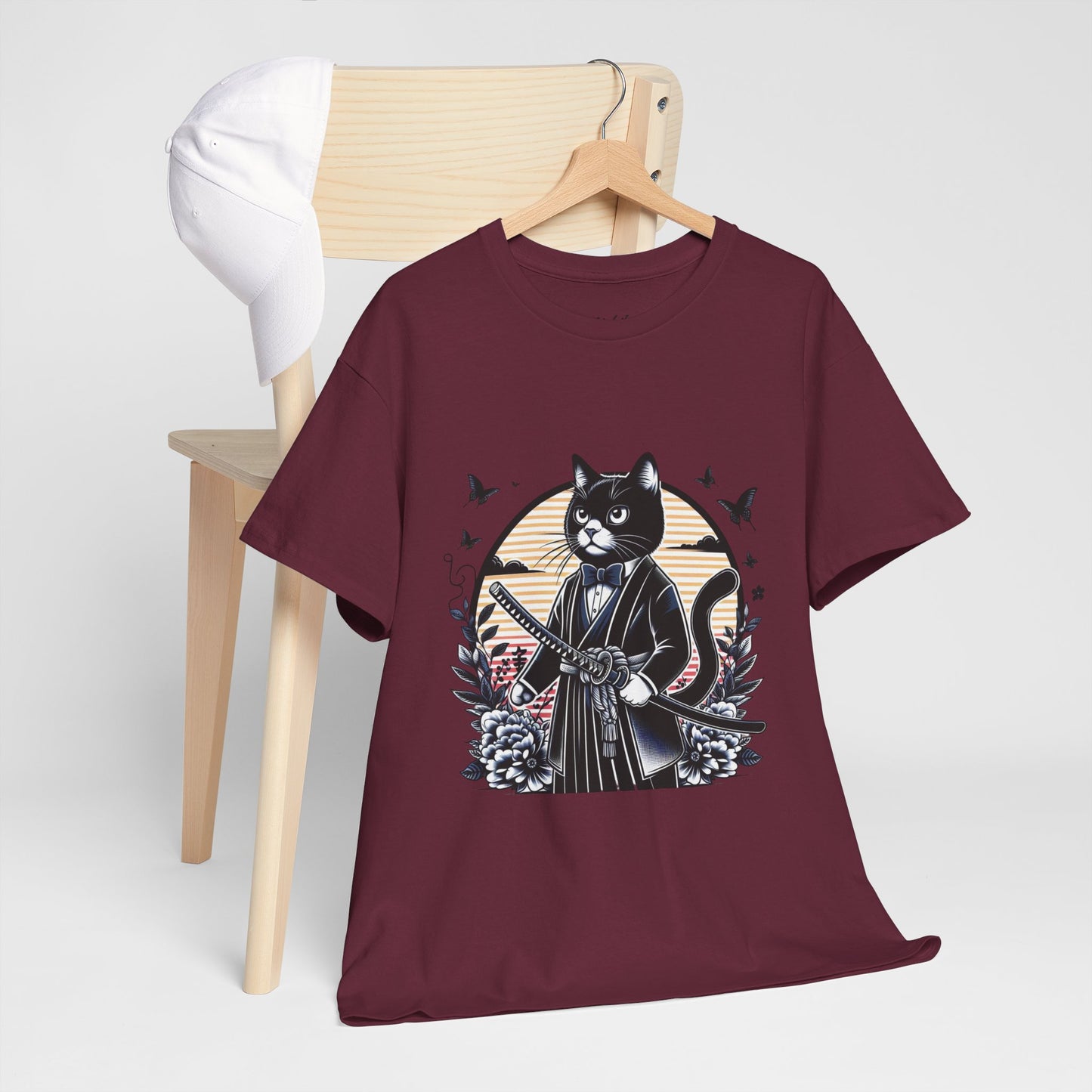 Samurai Tux Cat Tee