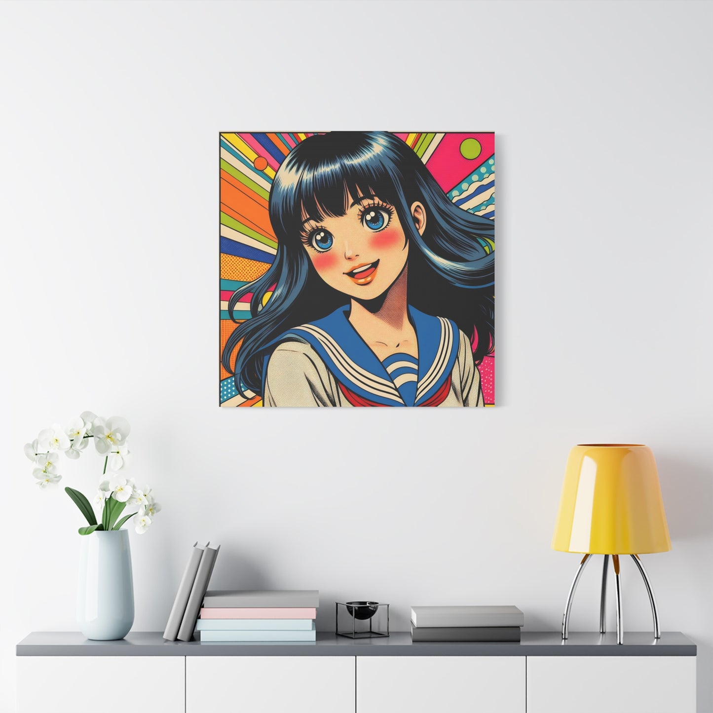 Schoolgirl Pop Canvas