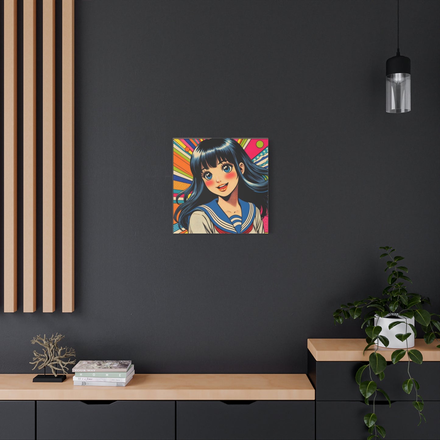 Schoolgirl Pop Canvas