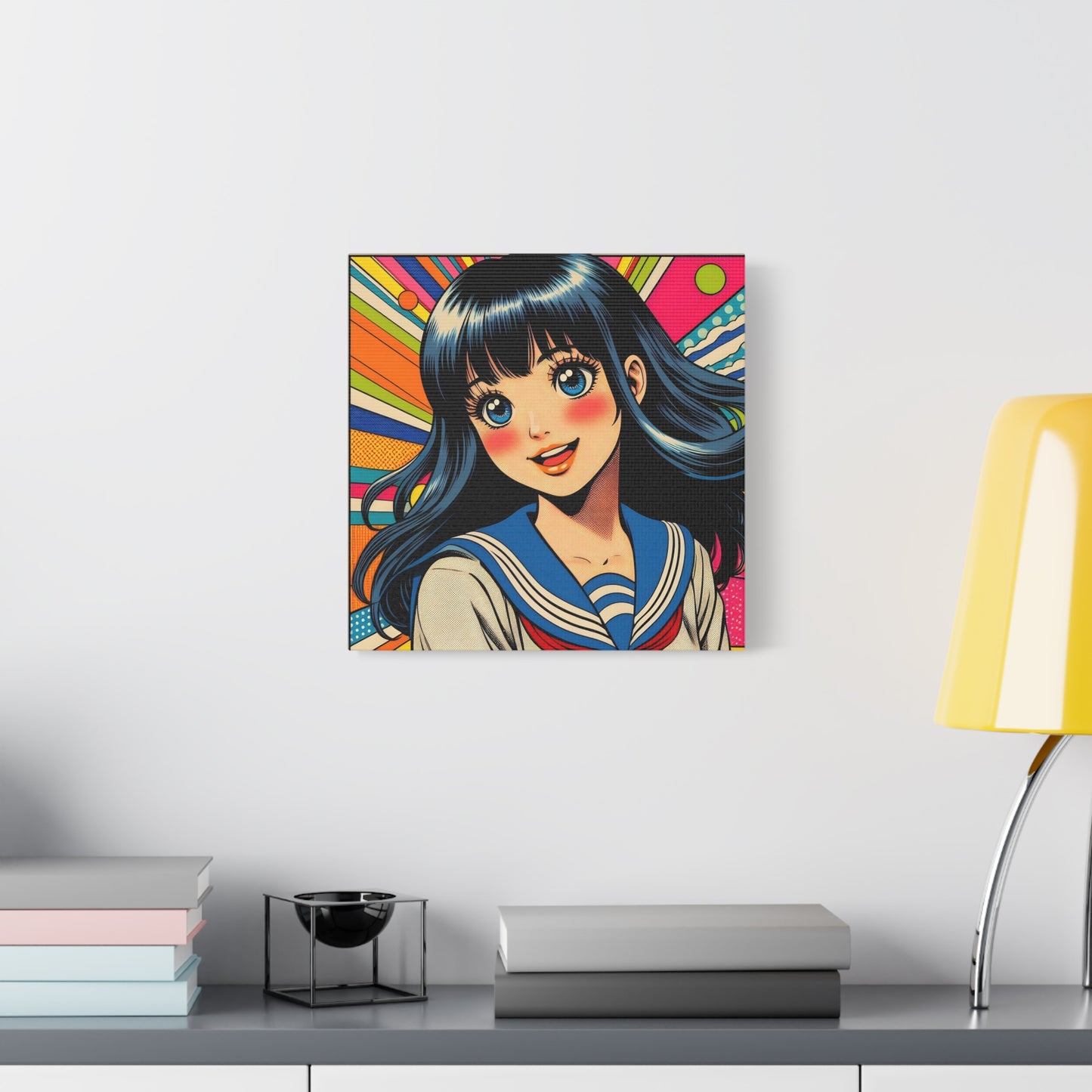 Schoolgirl Pop Canvas