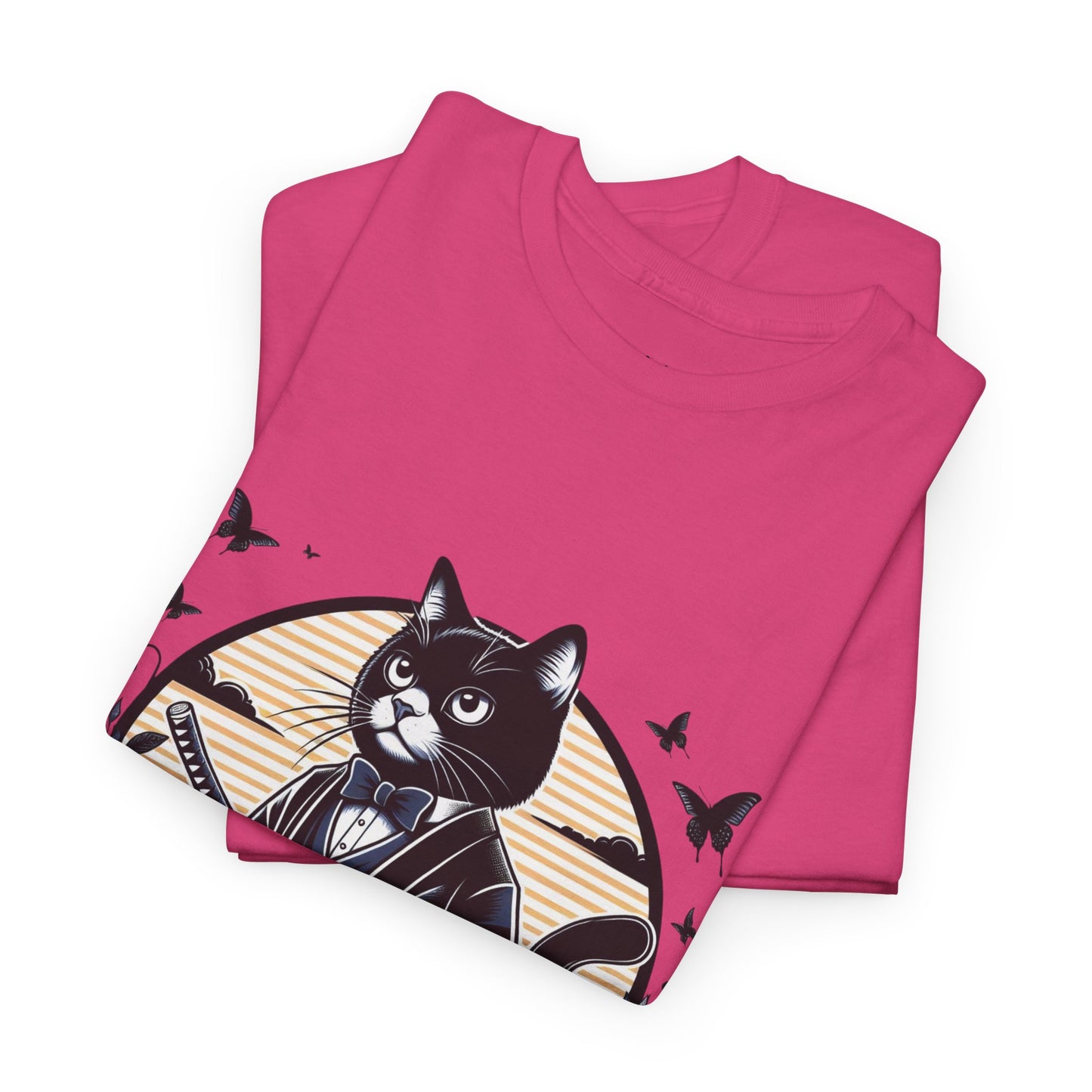 Samurai Tux Cat Tee
