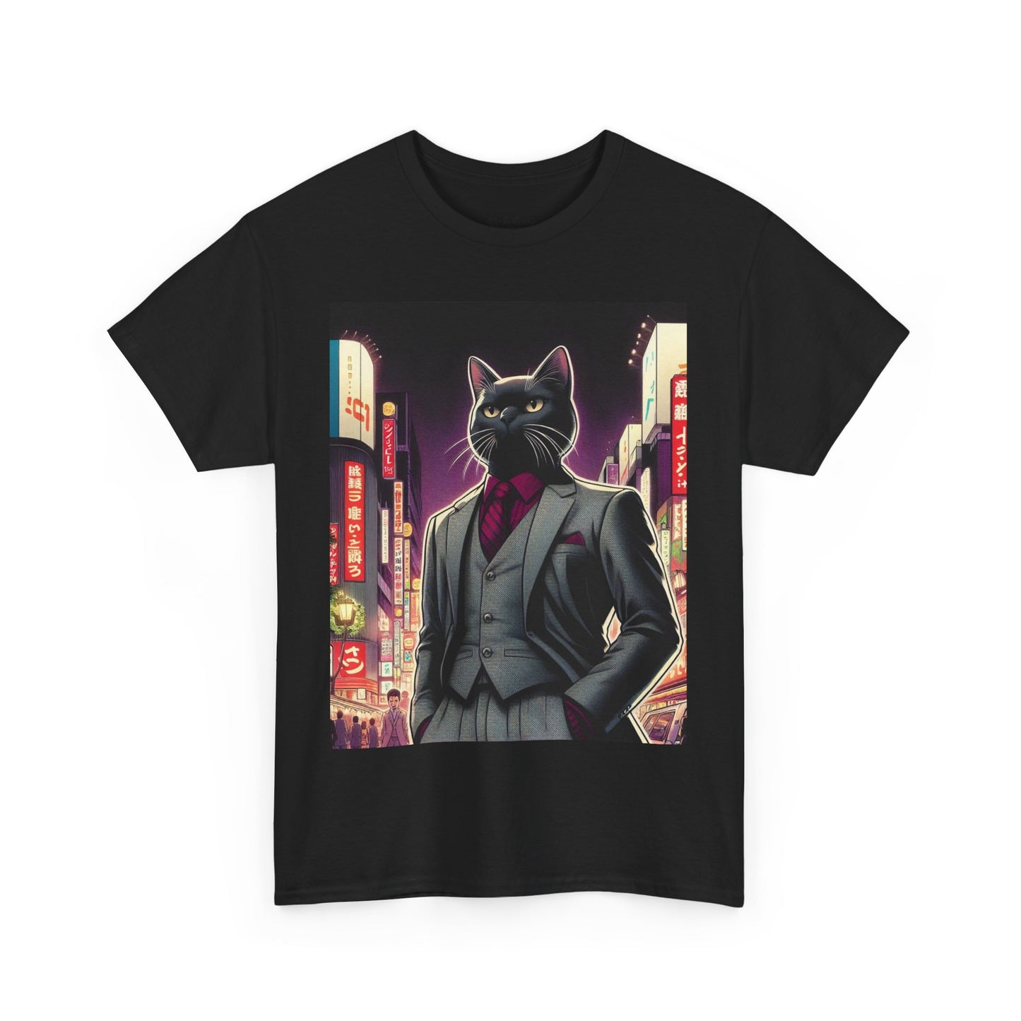 Kabukicho Yakuza Cat Tee