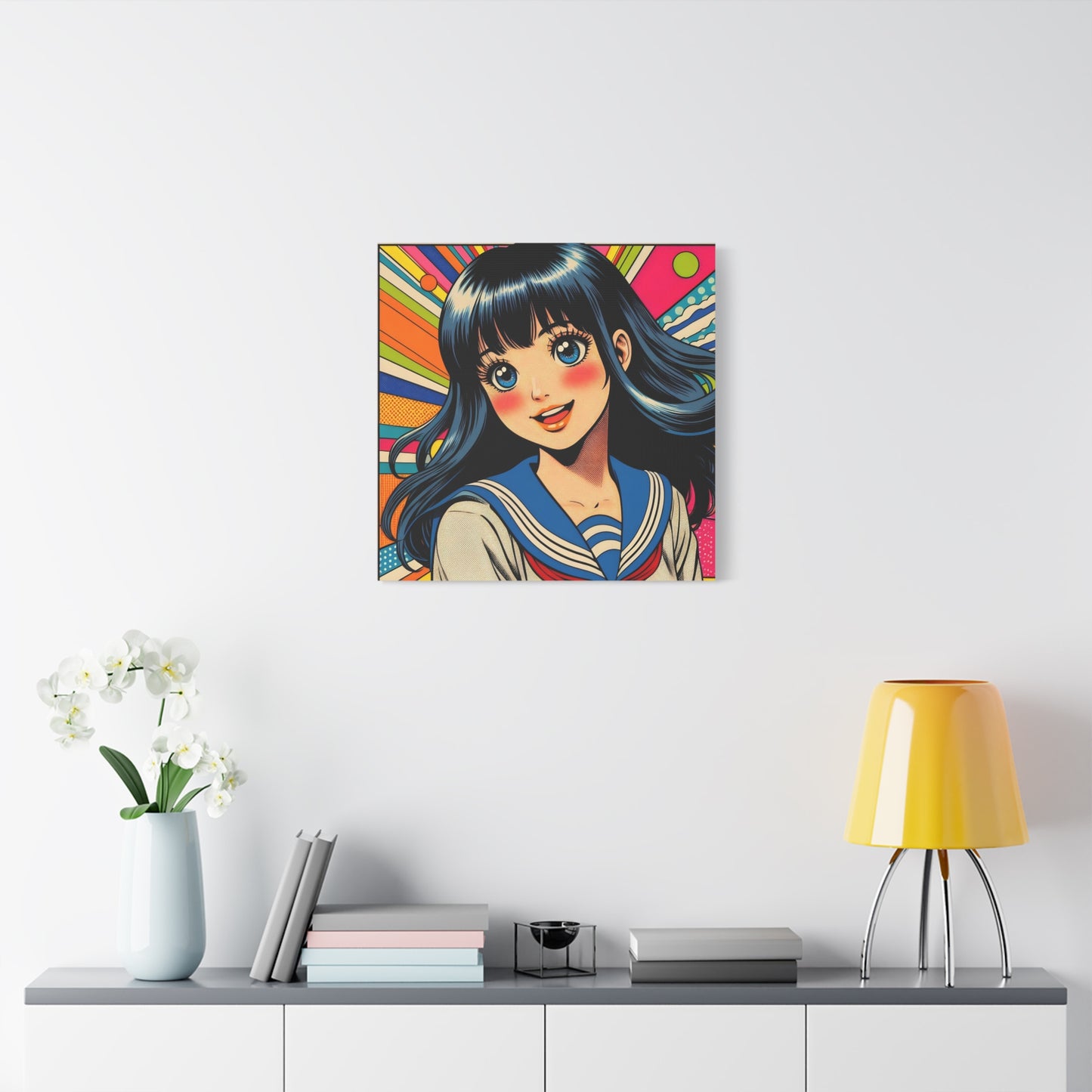 Schoolgirl Pop Canvas