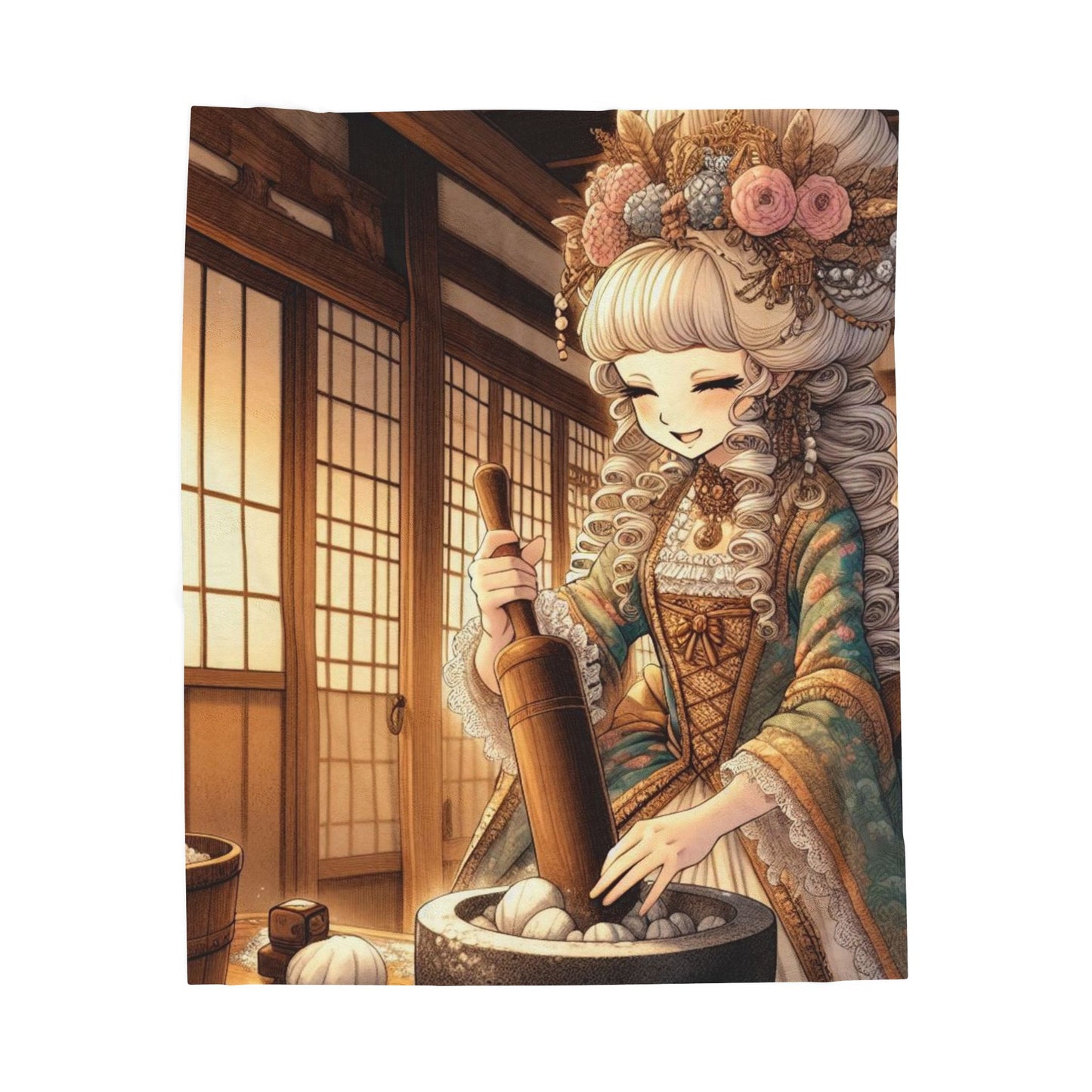 Let Marie Make Mochi Plush Blanket
