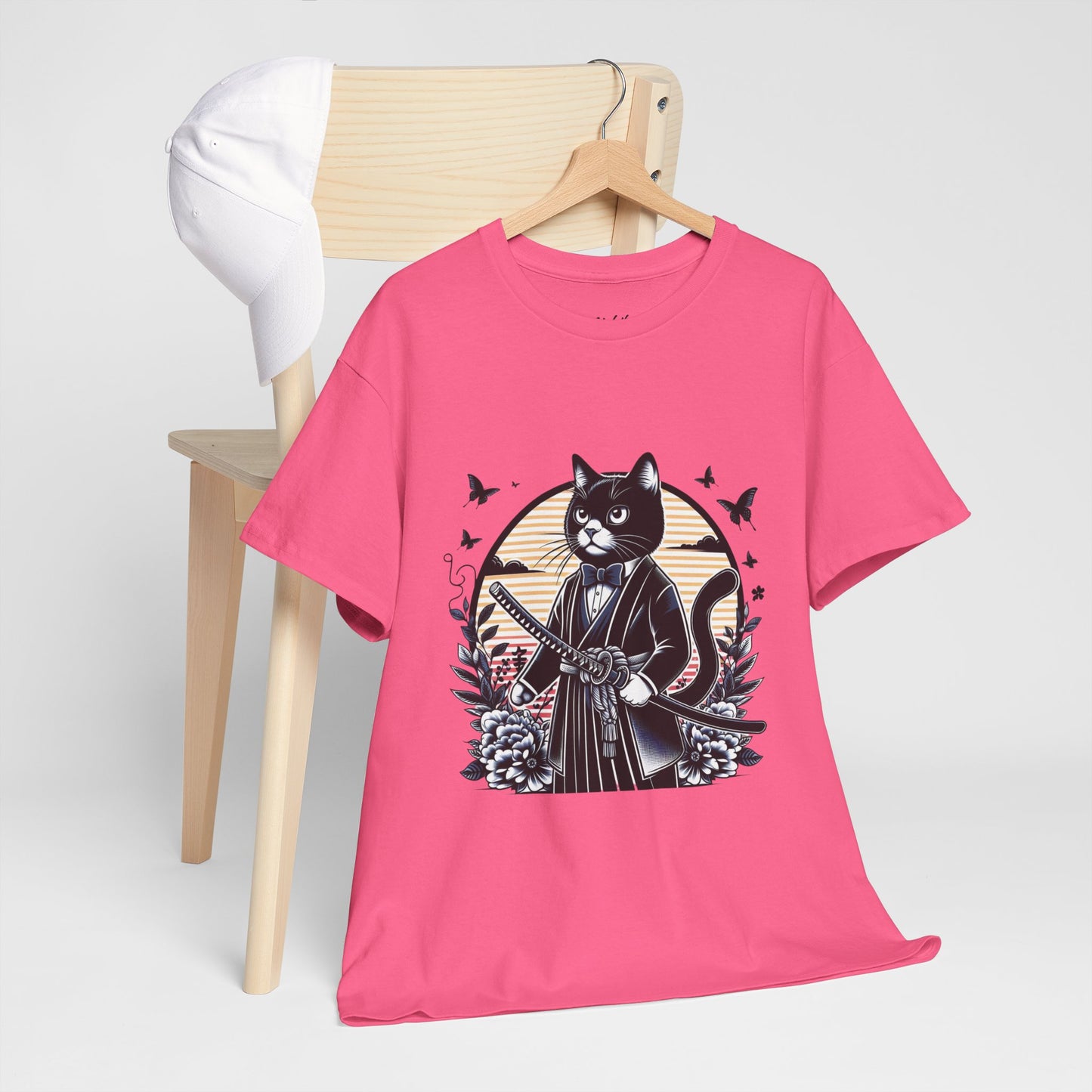 Samurai Tux Cat Tee