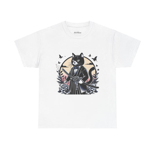 Samurai Tux Cat Tee