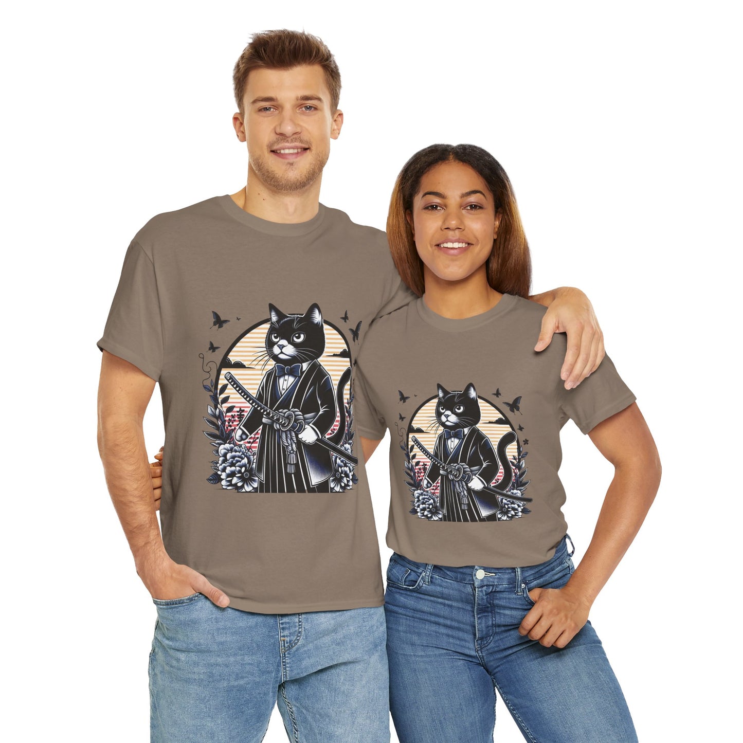 Samurai Tux Cat Tee