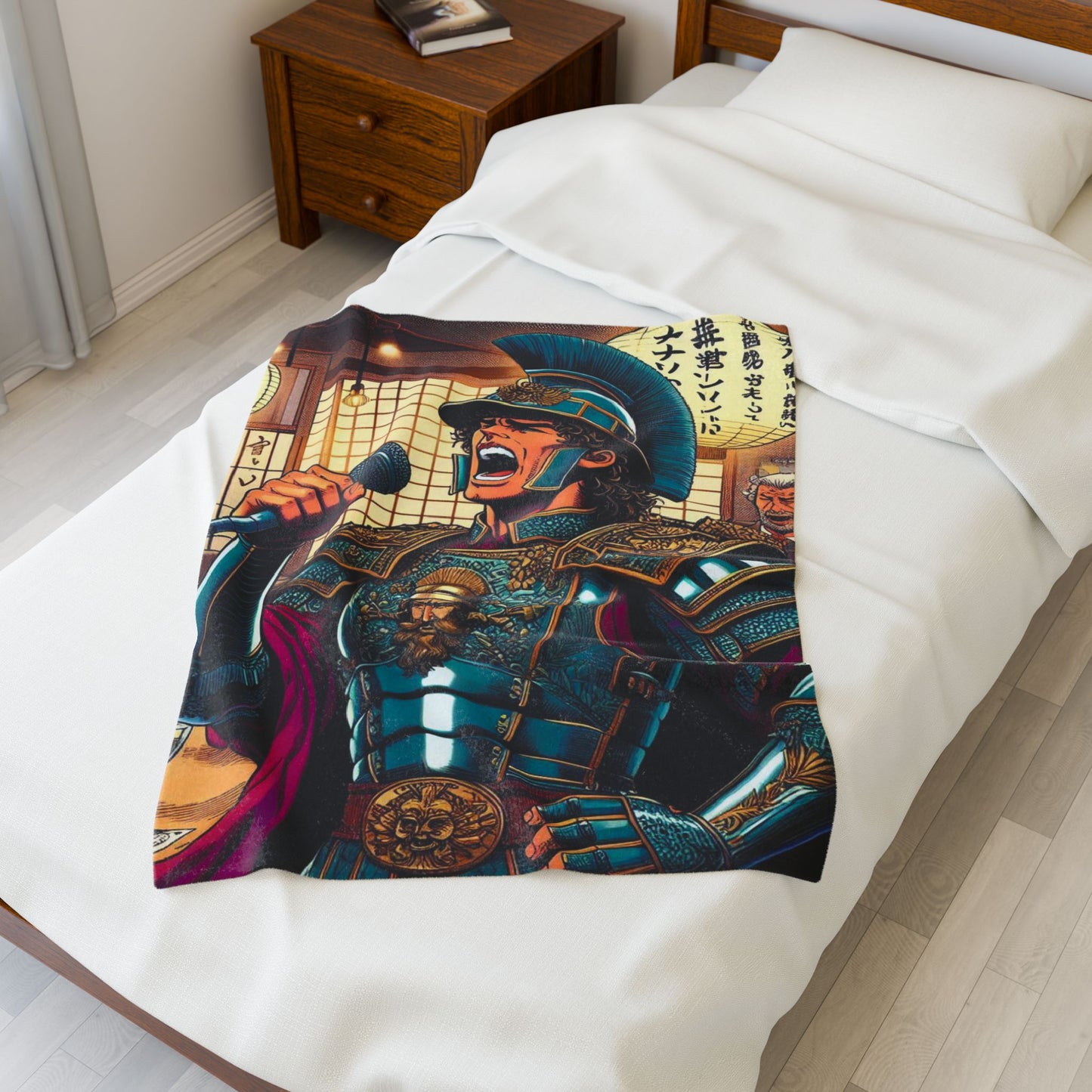 Alexander the Karaoke Great Plush Blanket