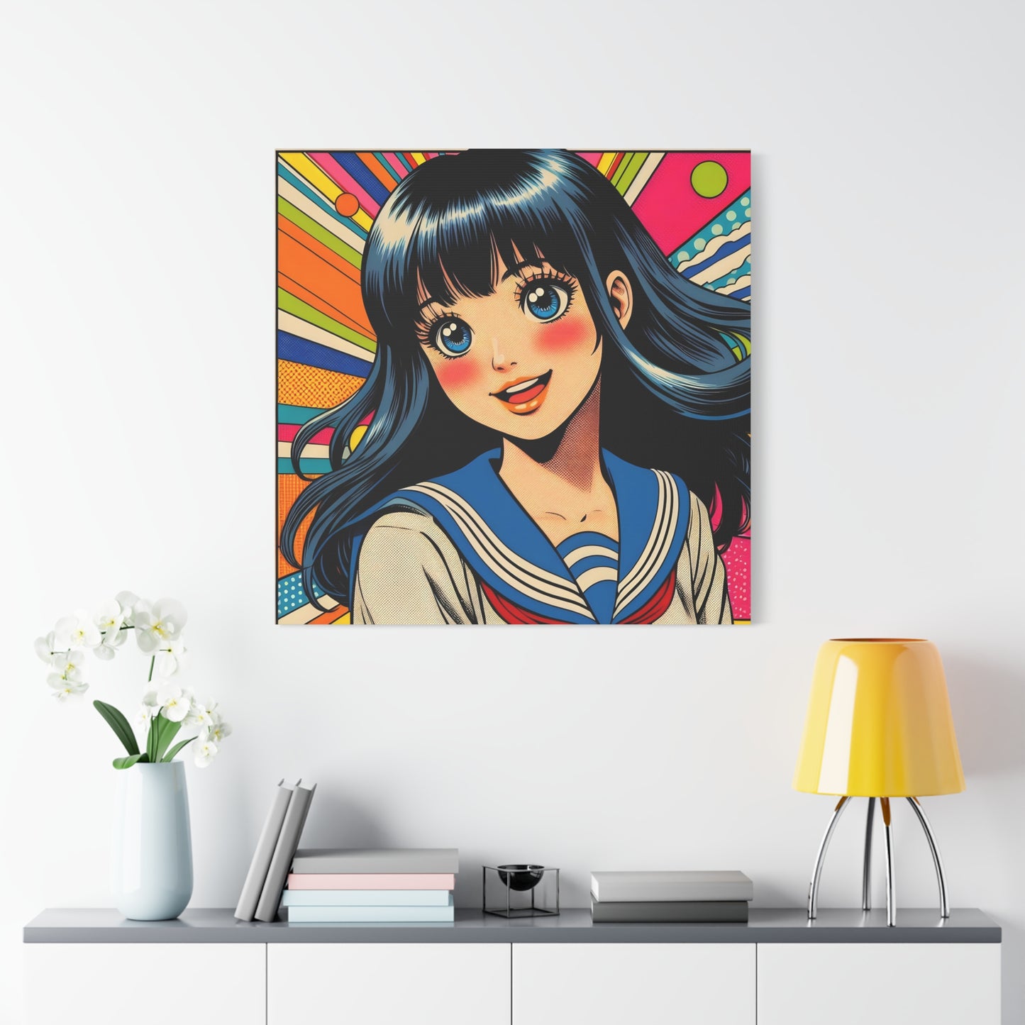 Schoolgirl Pop Canvas