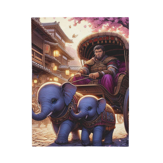 Hannibal Crosses the Street Plush Blanket