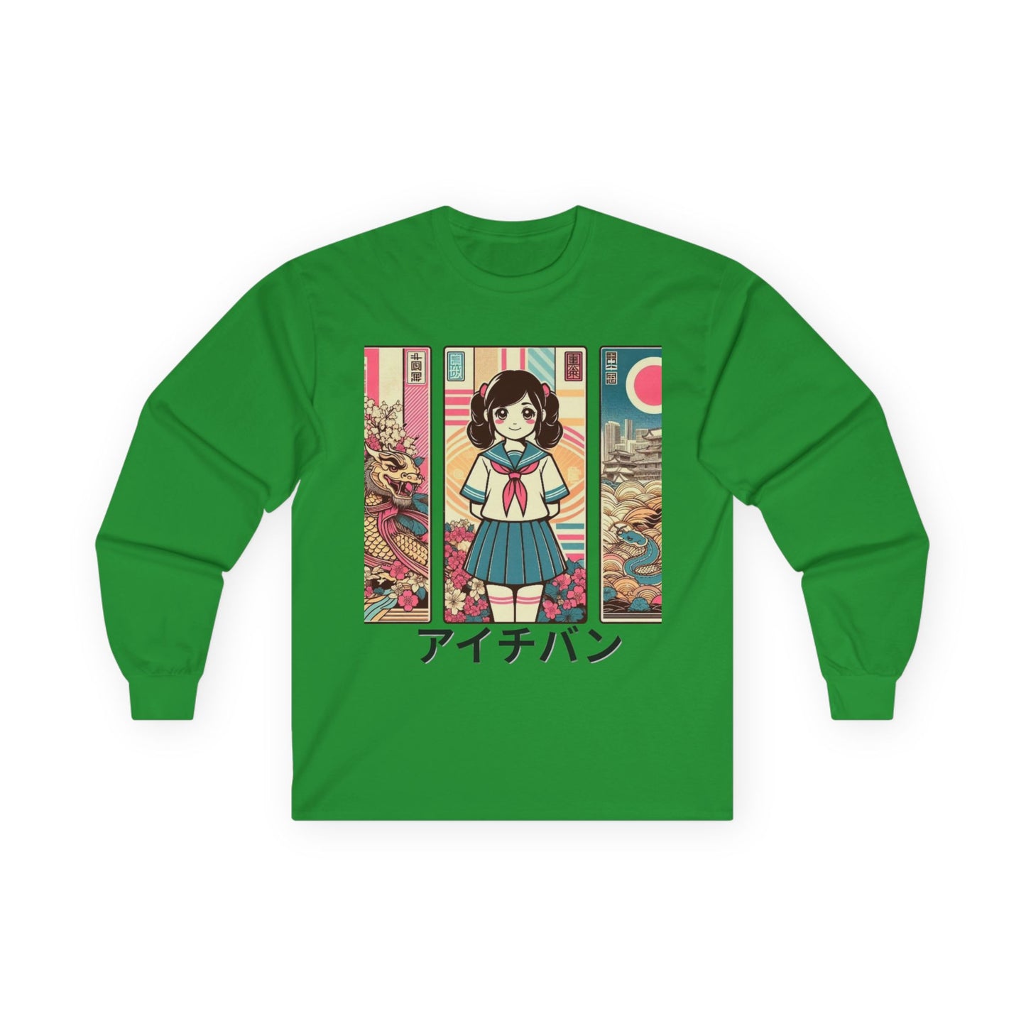 Kawaii Schoolgirl Long Sleeve Tee
