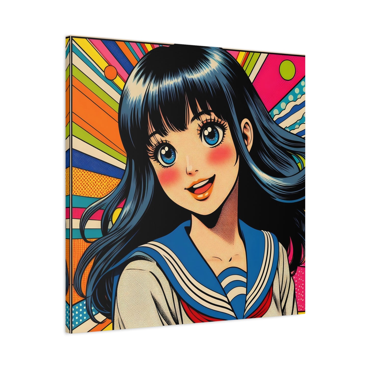 Schoolgirl Pop Canvas