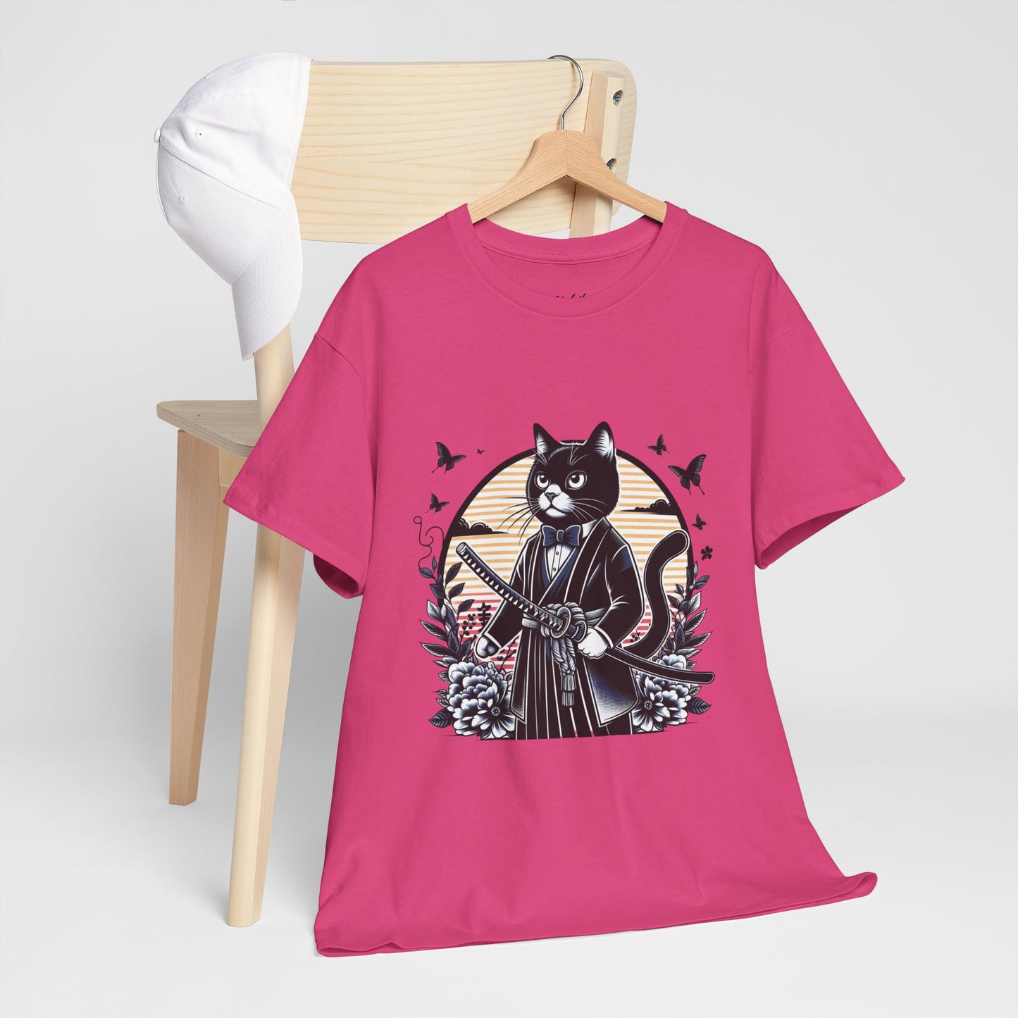 Samurai Tux Cat Tee