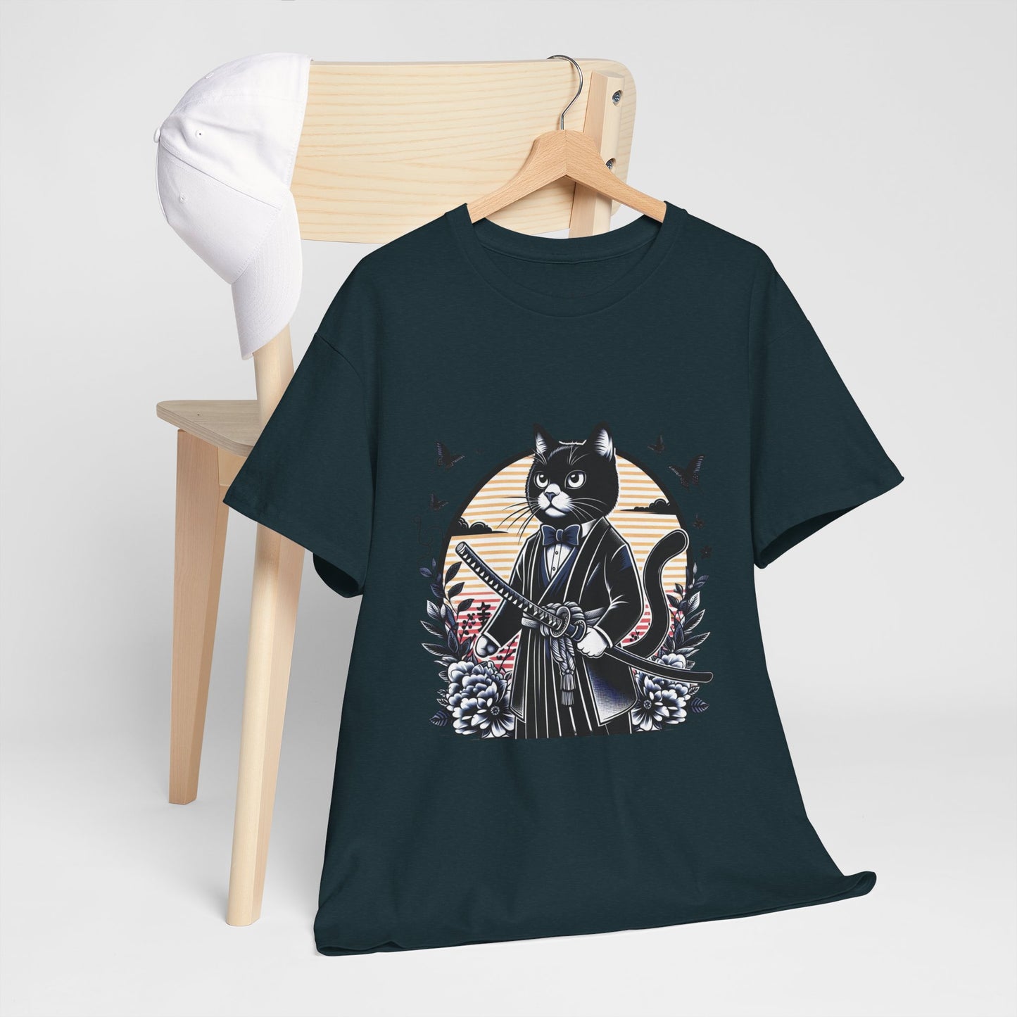Samurai Tux Cat Tee