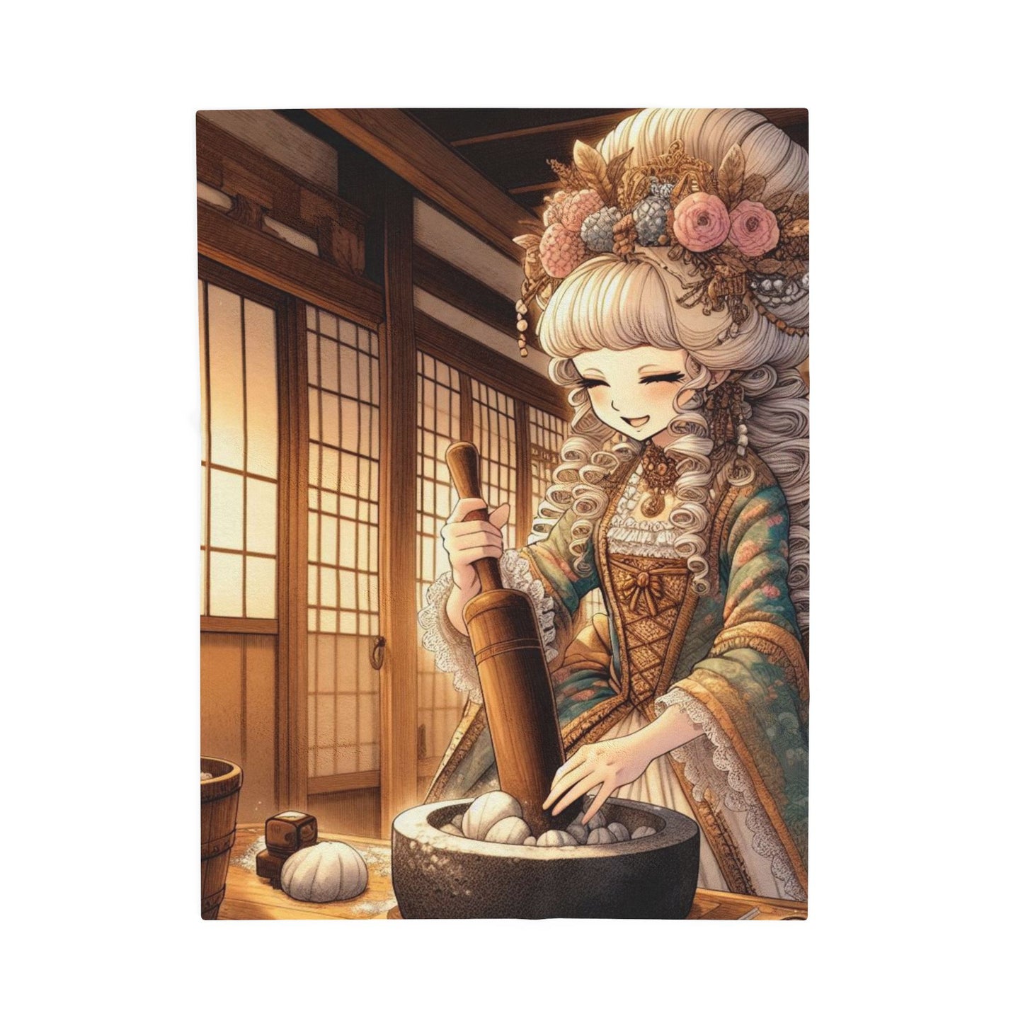 Let Marie Make Mochi Plush Blanket