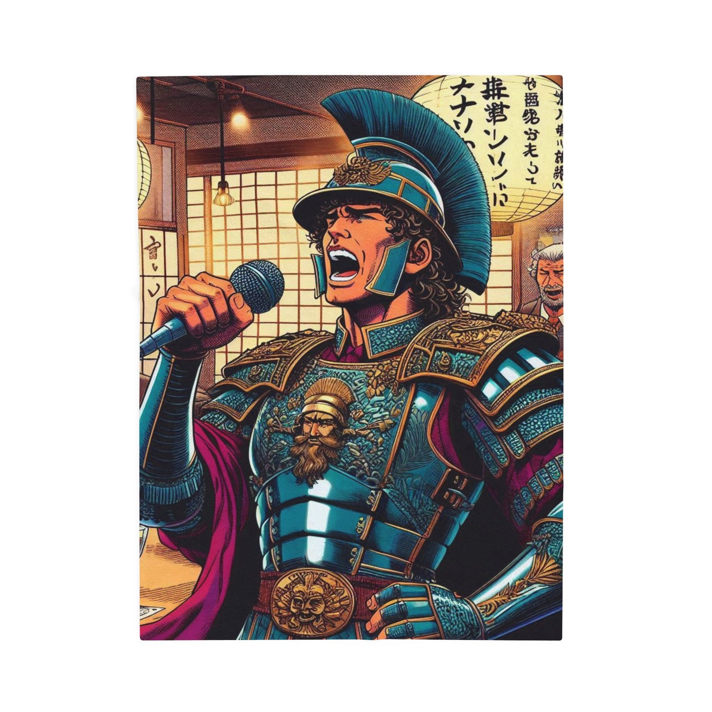 Alexander the Karaoke Great Plush Blanket