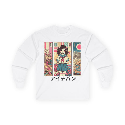 Kawaii Schoolgirl Long Sleeve Tee