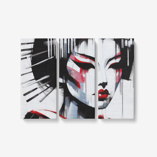Neo Geisha Canvas