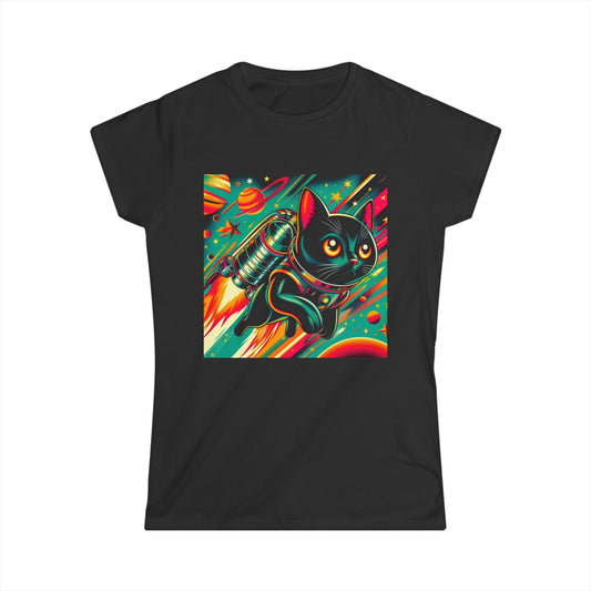 Jetpack Cat Tee (Womens)