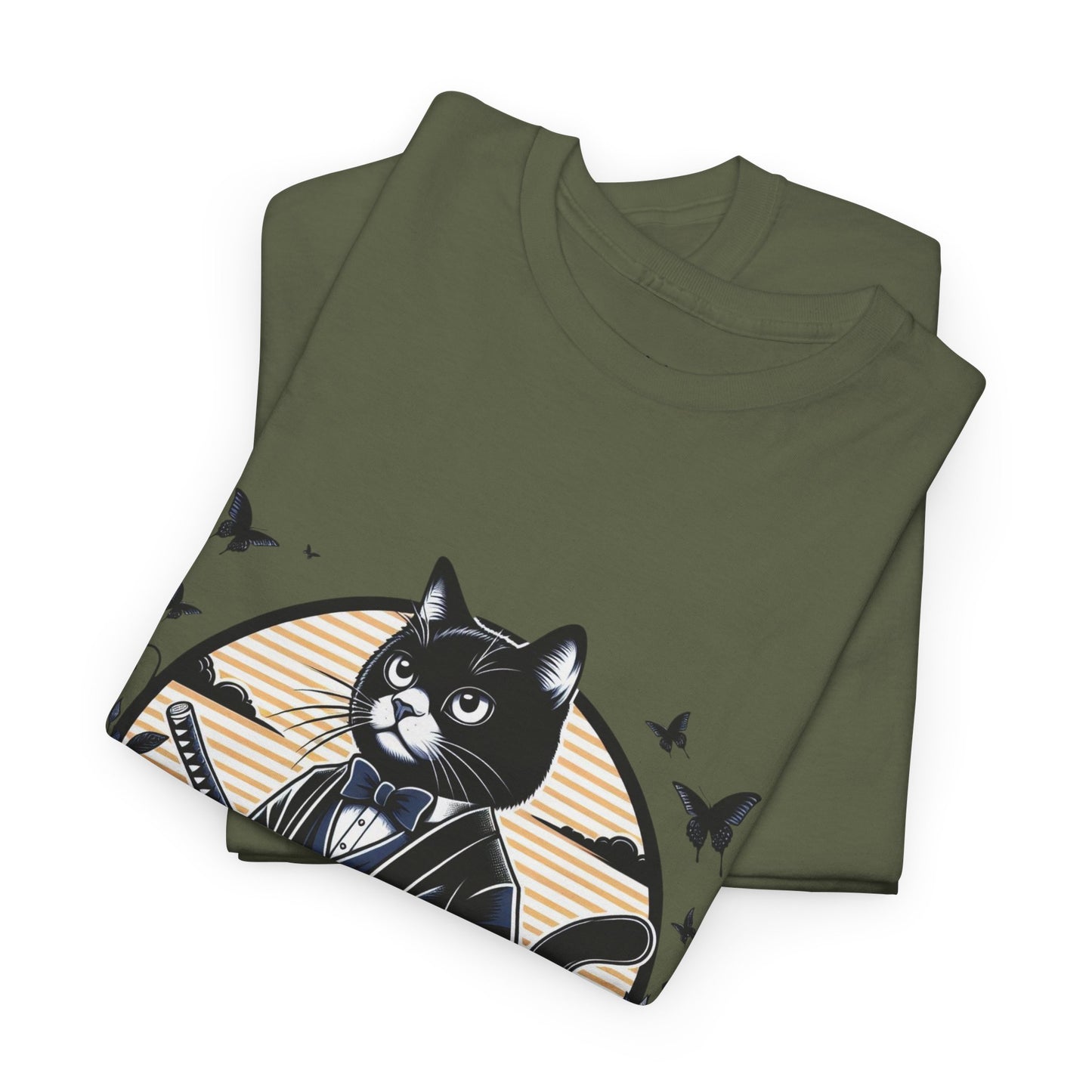 Samurai Tux Cat Tee